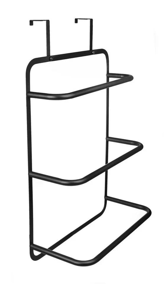 Sendez Handtuchstange Türhalter Schwarz Metall - Bild 4