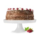 Sendez Kuchenplatte ⌀30cm aus Porzellan Weiß Bild 2