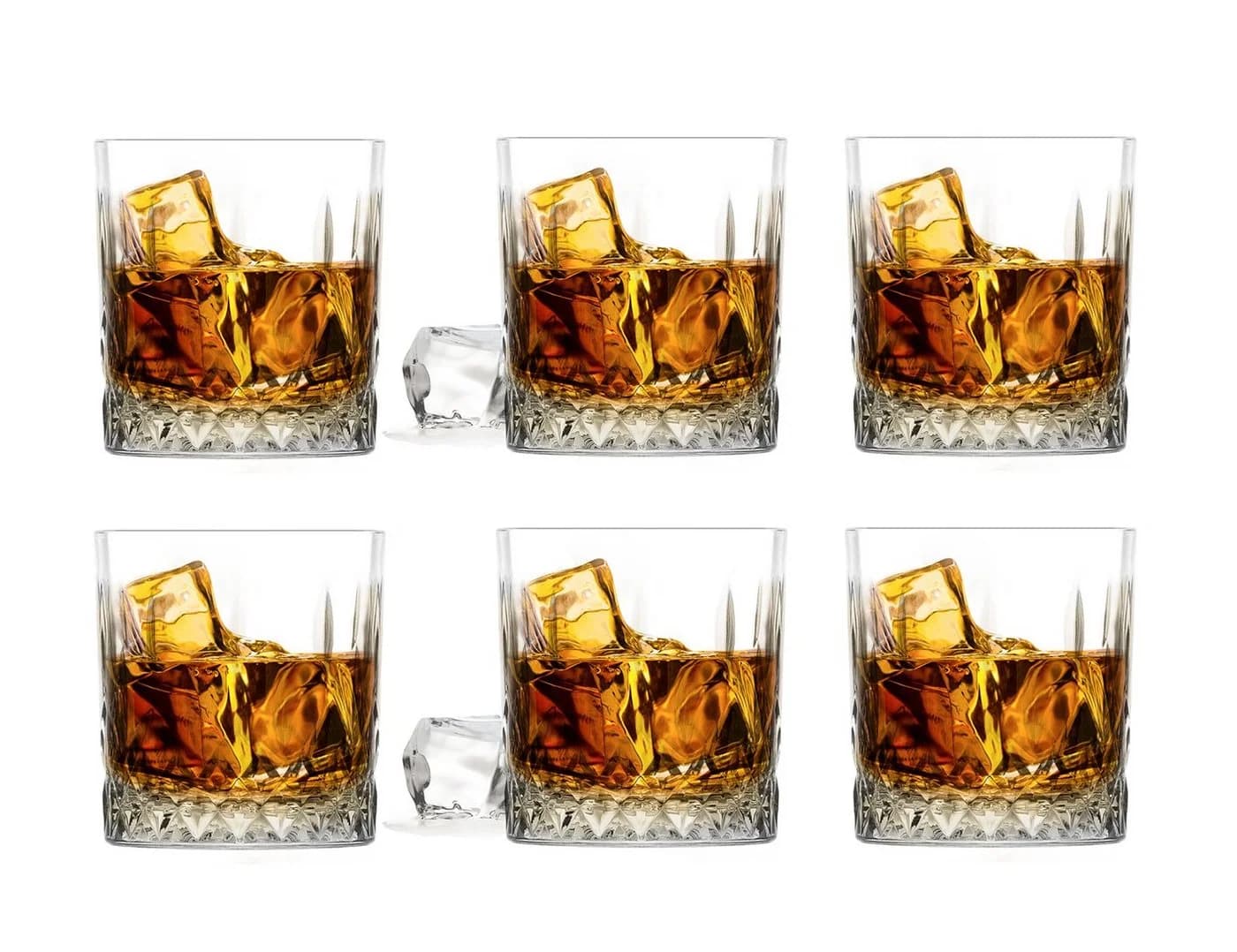 Sendez Whiskyglas 6-tlg. 280ml Reliefglas - Bild 2