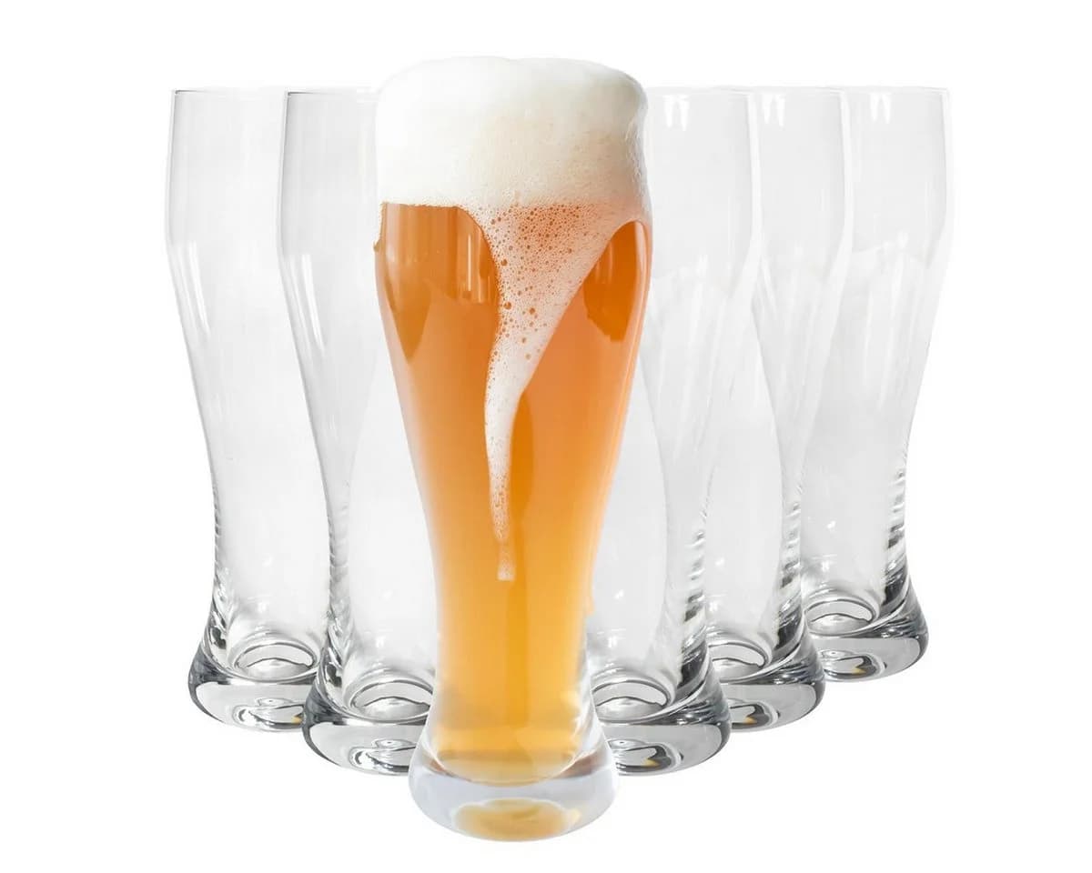 Sendez Weizengläser 6-tlg. 0,5L Glas Transparent - Bild 2