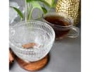 Sendez Cappuccinotasse 6-tlg. Relief Glas 430ml Transparent Bild 4