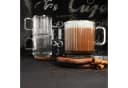 SendeZ Kaffeegläser 6-tlg. 360 ml mit Henkel, stapelbar, Glas Bild 1