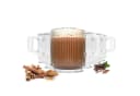 SendeZ Kaffeegläser 6-tlg. 360 ml mit Henkel, stapelbar, Glas Bild 2
