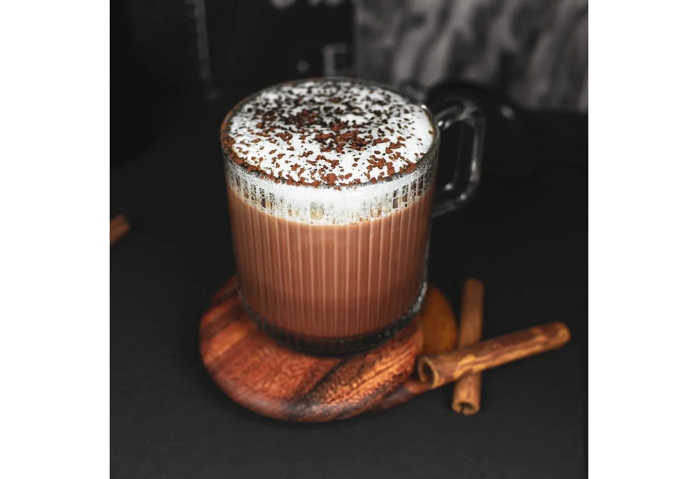 SendeZ Kaffeegläser 6-tlg. 360 ml mit Henkel, stapelbar, Glas - Bild 4