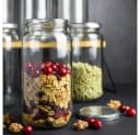 Sendez Einmachglas 6er Set 1 Liter Glas Vorratsgläser Transparent Bild 3