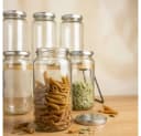 Sendez Einmachglas 6er Set 1 Liter Glas Vorratsgläser Transparent Bild 5
