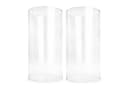 Sendez Windlicht 2 x Glaszylinder ohne Boden H:20cm Ø10cm Bild 2