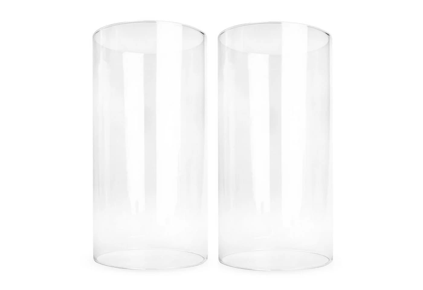 Sendez Windlicht 2 x Glaszylinder ohne Boden H:20cm Ø10cm - Bild 2