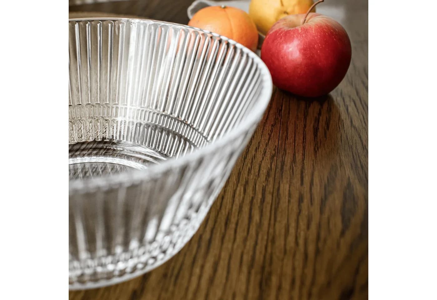 Sendez Schale 2,1 L Glas Relief 22 cm - Bild 3