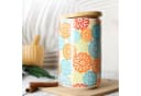 Sendez Vorratsdose 800 ml Porzellan Boho Blumen Design Mit Deckel Bild 1