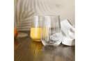 Sendez Longdrinkglas 6er Set 400 ml geriffelt Glas transparent Bild 1