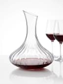 Sendez Dekanter Weinkaraffe 1,2L mit Rillenstruktur Glas Bild 4