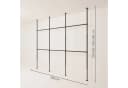 pamo. design Kleiderständer LOFT Schwarz Teleskop Garderobe Bild 1