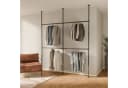 pamo. design Kleiderständer LOFT Schwarz Teleskop Bild 2