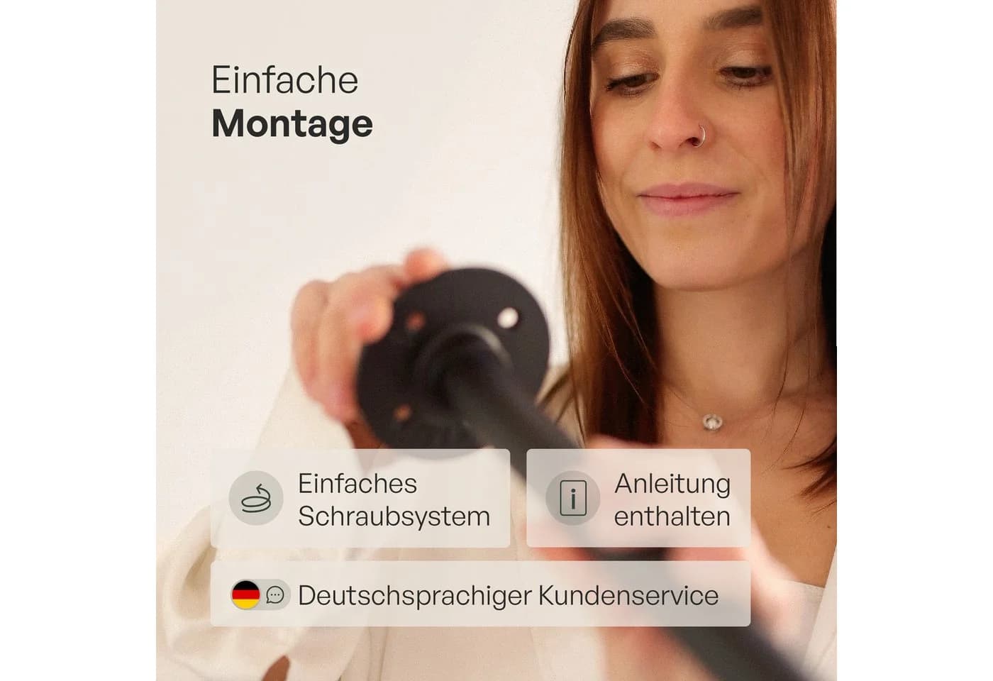 pamo. design Kleiderständer LOFT Schwarz Teleskop - Bild 5