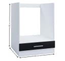 Kontor Hermsen Unterschrank 60 cm Backofenschrank Schwarz Modern Bild 2