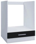 Kontor Hermsen Unterschrank 60 cm Backofenschrank Schwarz Modern Bild 3