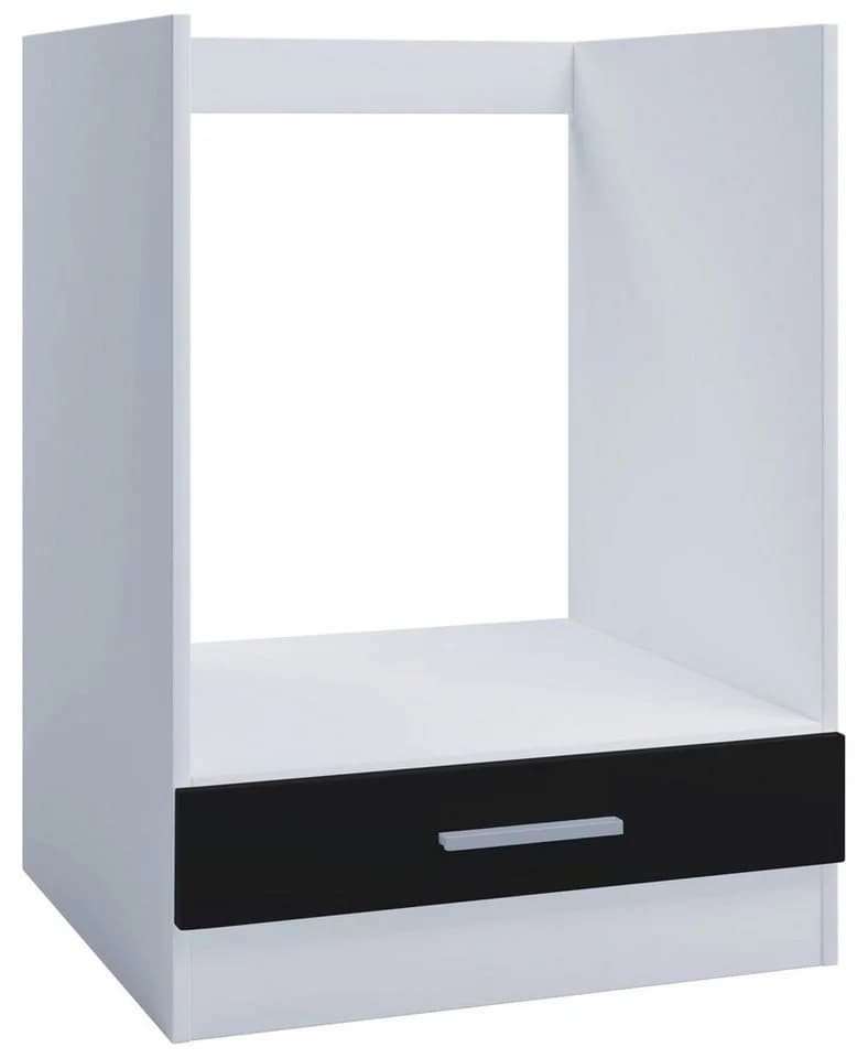 Kontor Hermsen Unterschrank 60 cm Backofenschrank Schwarz Modern - Bild 3