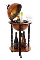 BIRENDY Barwagen Globusbar Antikbraun Eukalyptus Bild 2