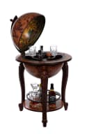 BIRENDY XXL Barwagen Eukalyptusholz Globusbar Bild 2