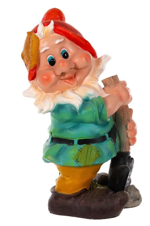 BIRENDY Gartenzwerg XXL Dekofigur 41cm Polyresin - Bild 2