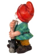 BIRENDY Gartenzwerg XXL Dekofigur 41cm Polyresin Bild 5