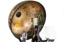 BIRENDY Barwagen Globus Schwarzweiß Deko Hausbar Bild 4