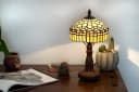 BIRENDY Stehlampe Tiffany Style Moaikmotiv Ti145 Motiv Lampe Dekorationslampe Bild 4