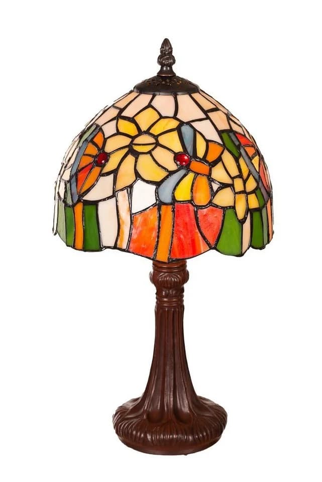 BIRENDY Stehlampe Tiffany Blume bunt - Bild 2