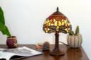 BIRENDY Stehlampe Tiffany Libelle Groß Bunt Bild 4