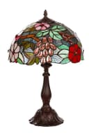 BIRENDY Tiffany Stehlampe Libelle 12 Zoll Bunt Glas Bild 2