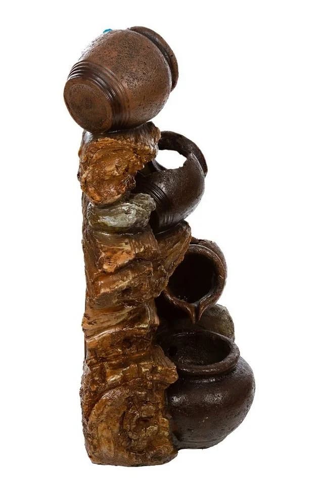 BIRENDY Zimmerbrunnen mit LED 76cm Vogel Deko Springbrunnen - Bild 3