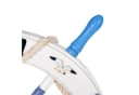 BIRENDY Dekoobjekt Steuerrad 45cm Holz Blau-Weiß Nautik Optik Bild 3