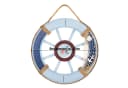 BIRENDY Deko Steuerrad Blau-Weiß Holz Nautik Optik Bild 5