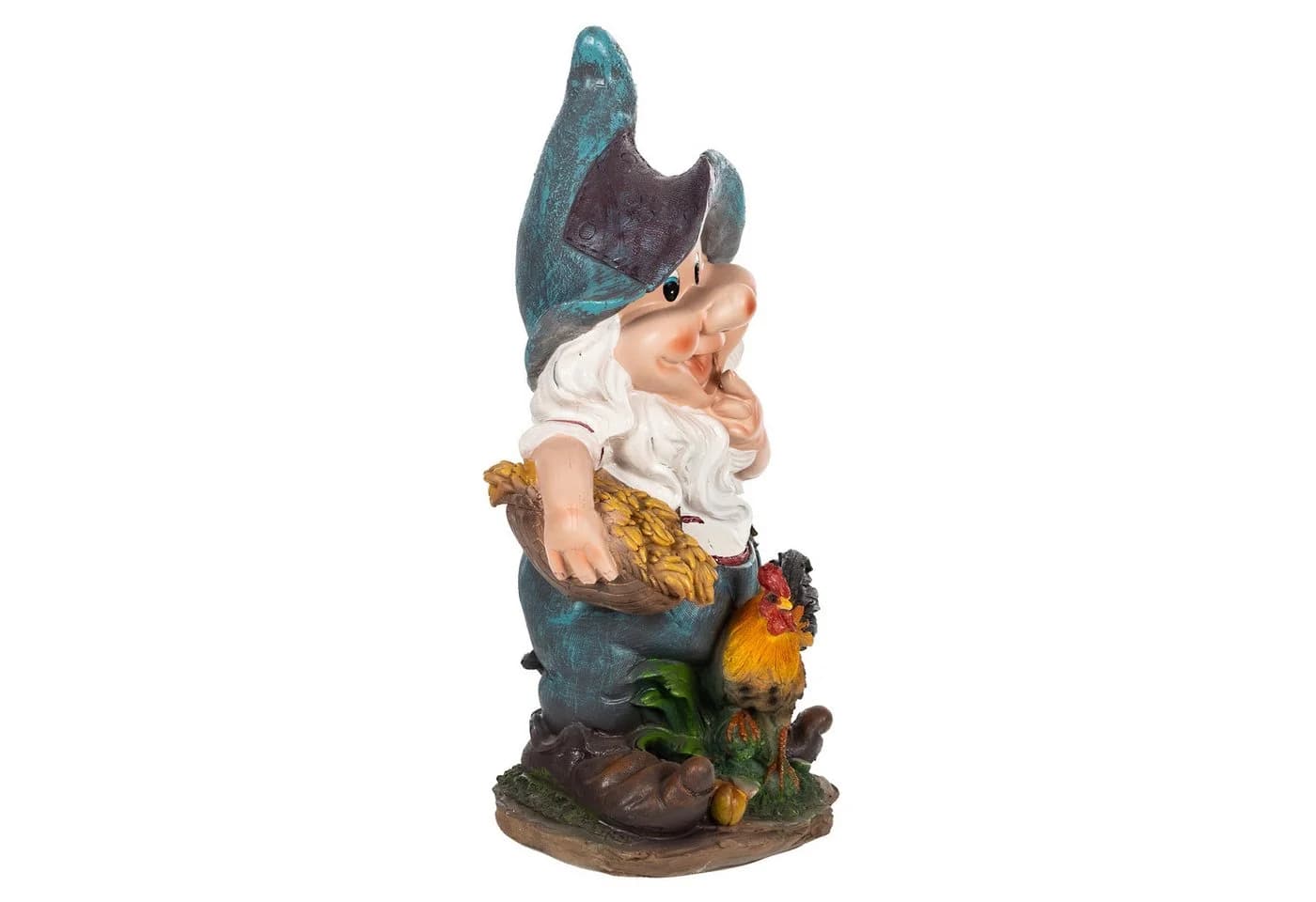 BIRENDY Gartenzwerg XL Huhn 41cm Polyresin