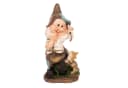 BIRENDY Gartenzwerg Katze XL 41cm Polyresin Dekofigur Bild 2