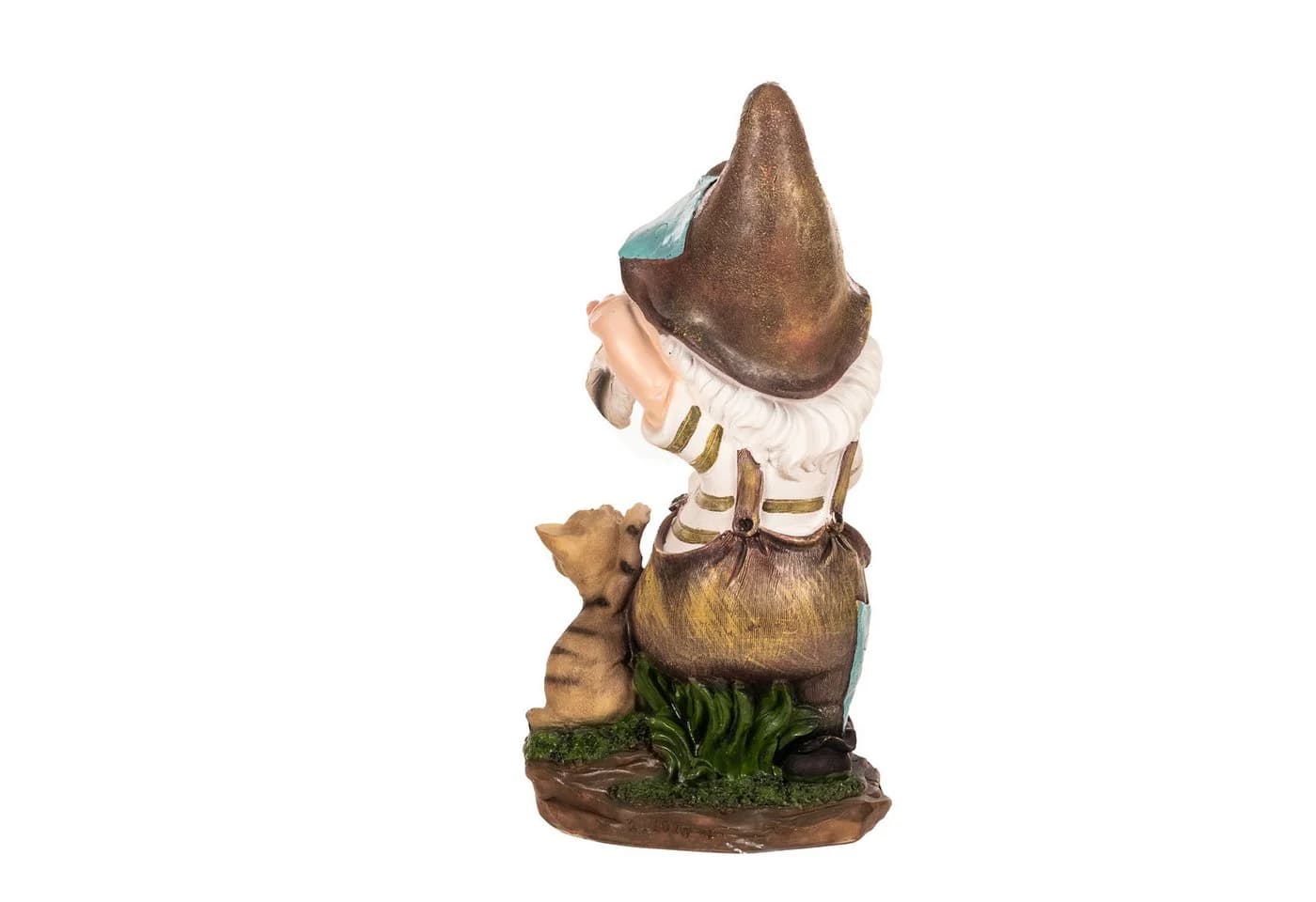 BIRENDY Gartenzwerg Katze XL 41cm Polyresin Dekofigur - Bild 5