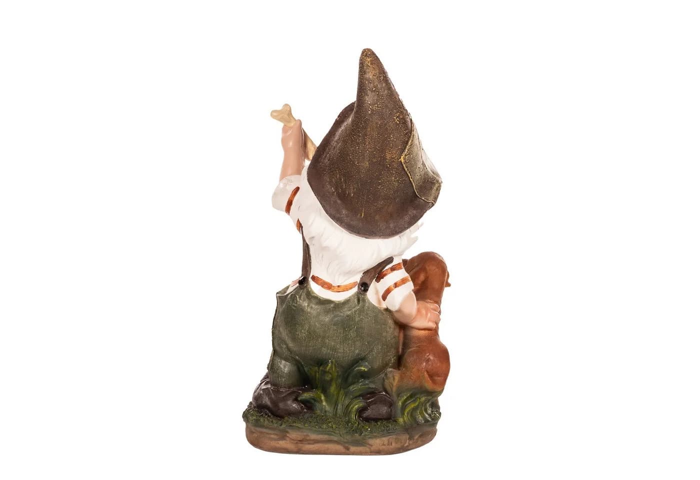 BIRENDY Gartenzwerg Dekofigur mit Hund 41cm - Bild 5