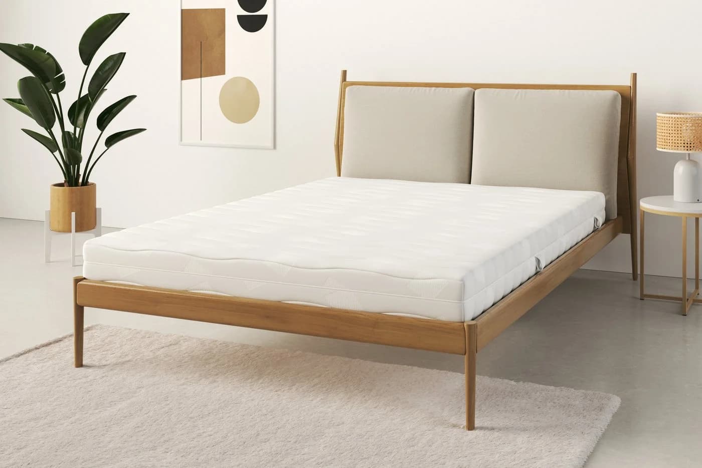 OTTO HOME Essentials Komfortschaummatratze 7-Zonen Weiß 160x200 cm