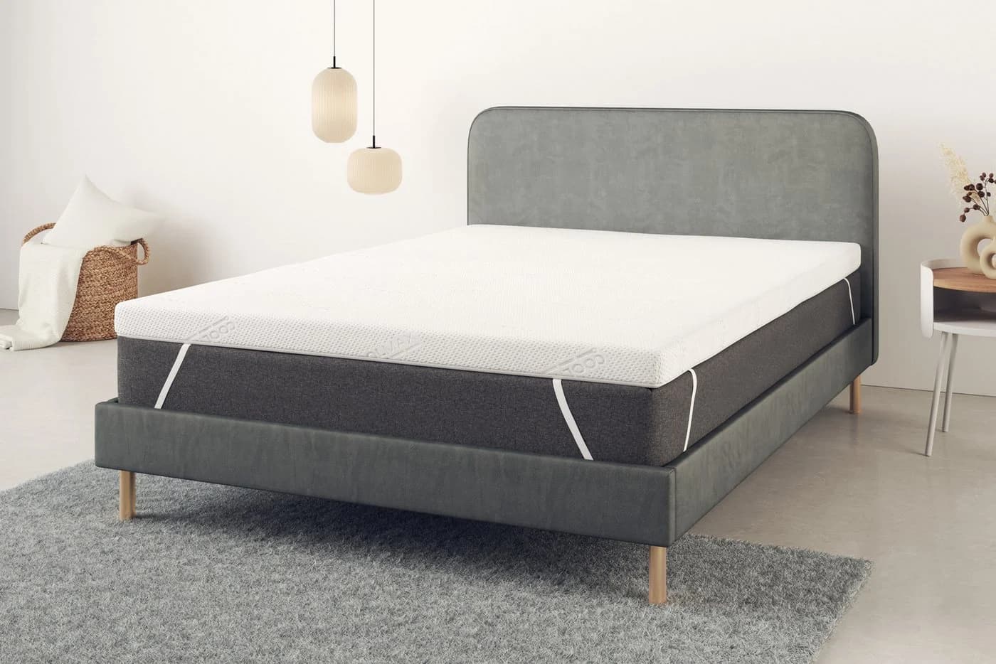 Älgdröm Topper Belize 9 cm Kaltschaum mit Coolmax-Bezug