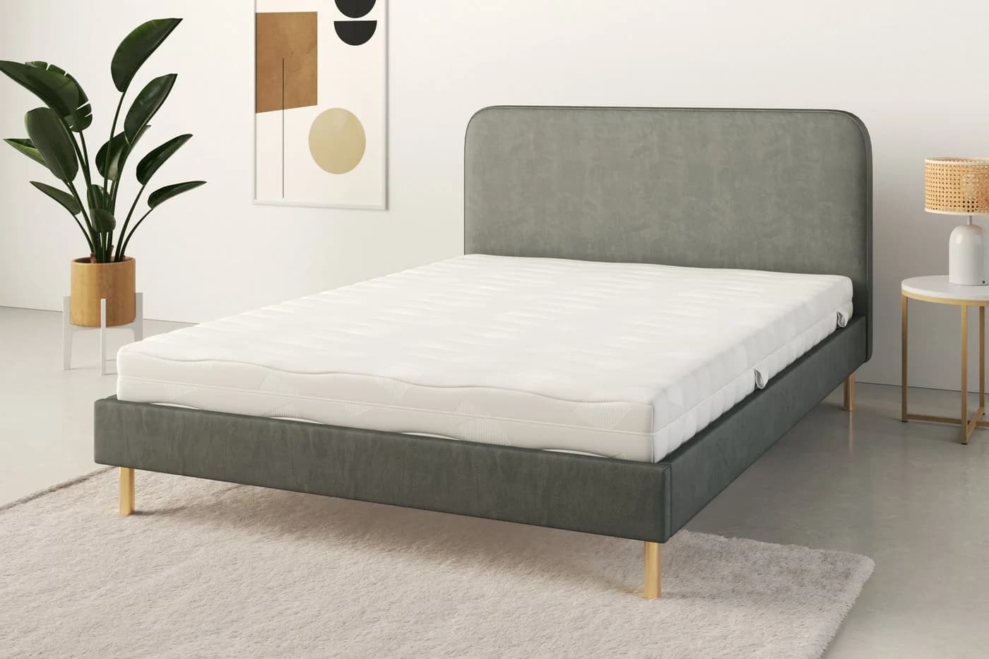 OTTO HOME Jugendmatratze Lixi Basic Weiß Härtegrad H2