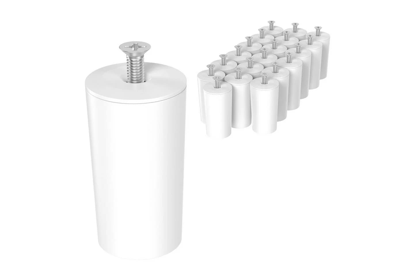 ECENCE Rollladen-Anschlagstopper 20er Set 40mm Weiß - Bild 2