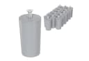 ECENCE Rollladen-Anschlagstopper 20er Set Grau 40mm Bild 2