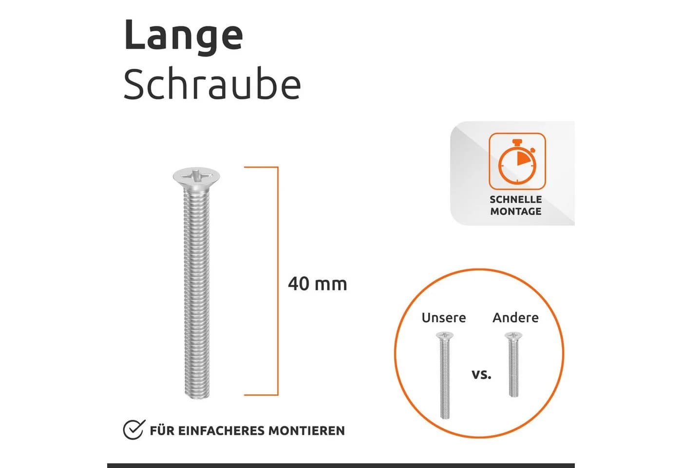 ECENCE Rollladen-Anschlagstopper 20er Set Grau 40mm - Bild 5