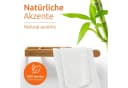 ECENCE Handtuchhalter Holz ohne Bohren Handtuchstange Bambus Natur Bild 1