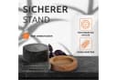 ECENCE Granitmörser mit Stößel und Akazienholz-Sockel Bild 5