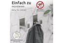 ECENCE Handtuchhalter 2x selbstklebend Edelstahl gebürstet silber Bild 4