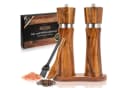 ECENCE Salz- und Pfeffermühle 2er Set Akazienholz Keramikmahlwerk Bild 2
