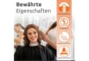 ECENCE Friseurumhang mit Kamm und Nackenpinsel Schwarz Bild 1