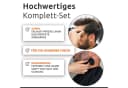 ECENCE Friseurumhang mit Kamm und Nackenpinsel Schwarz Bild 5